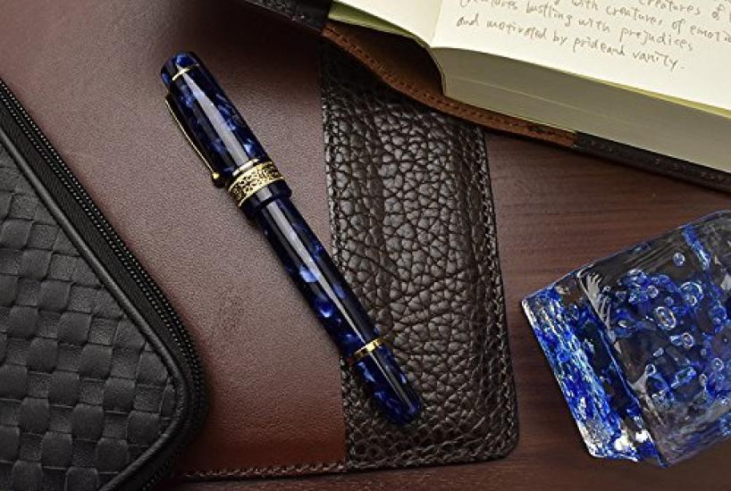 Pent Symphony Adagio Silent Fountain F Pen House Original "Contemplative Night" Pen, (Fine Nib),