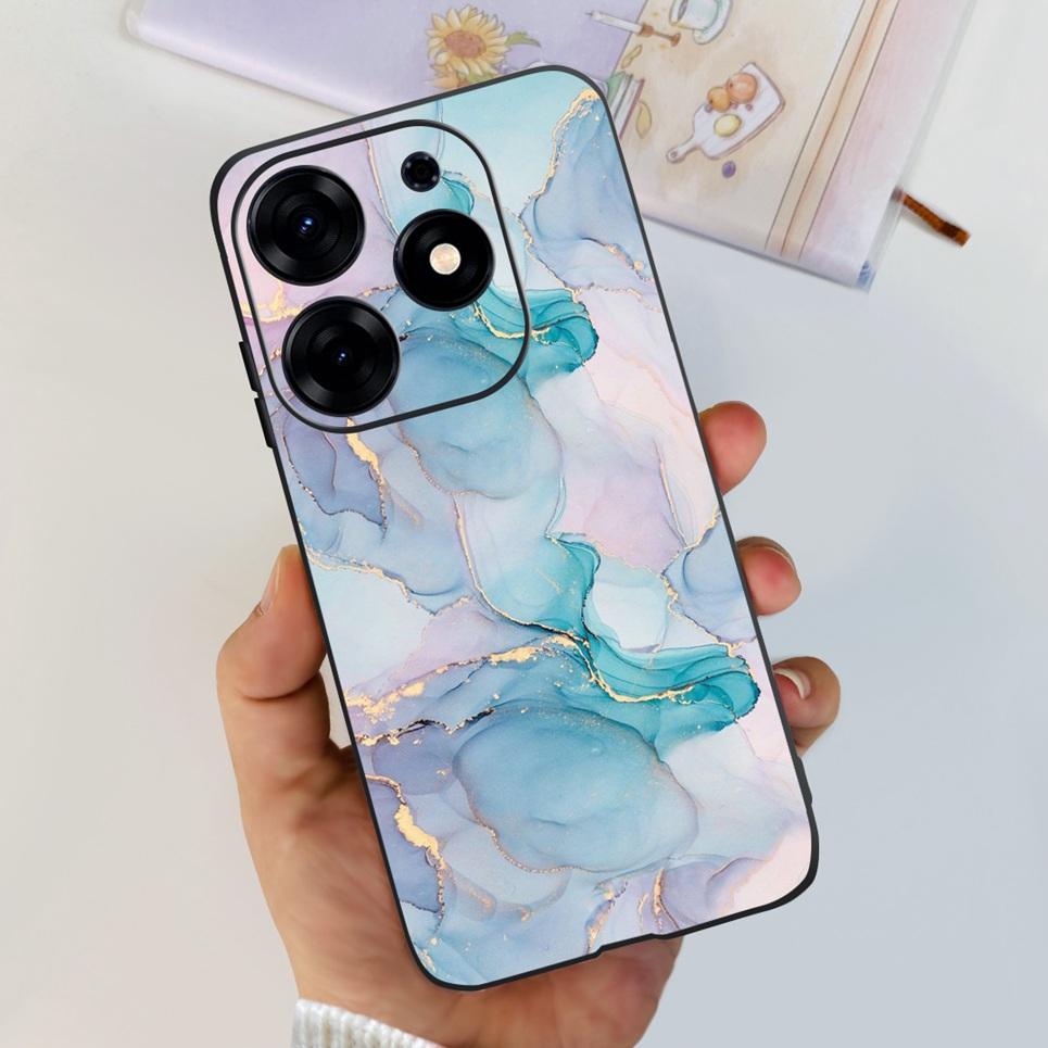 For Tecno Spark 10 Pro Spark 10C Case  Spark 9 Pro Spark 8c spark 7 Back Cover Bumper Clear Soft TPU Silicone Cute Cat Cartoon