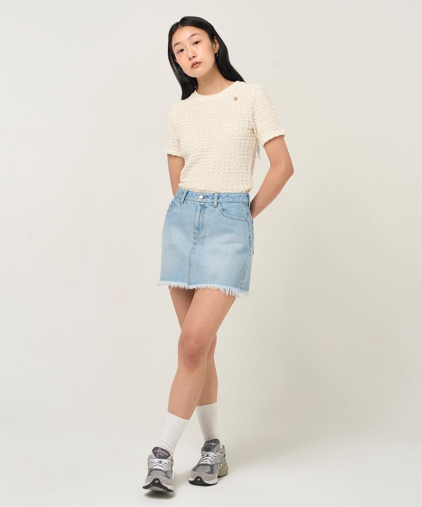 Plack Woman Skirt M40 Light Blue