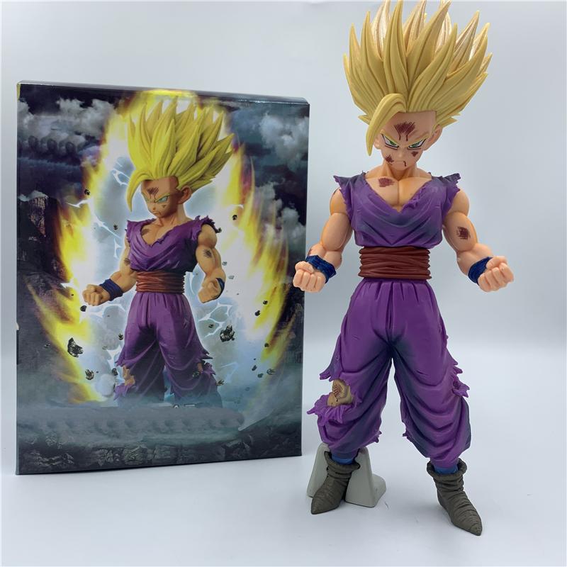 FigureCrazy Cell Figure Ultimate Shape Dragon Ball Z Goku Battle Soldiers Cell DBZ Figure Brush PVC Action Figure Collect Toy