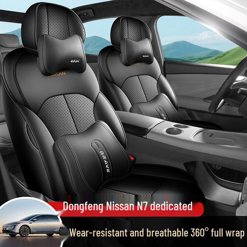 All-Season Full-Coverage Car Seat Covers for 2025 Nissan N7 Models