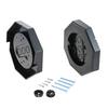 2sets Siding Mounting Block Vertical Siding Lamps Mounting Plate with Built-in Electrical Box Kit for 1/2 Inch Lap Double Siding