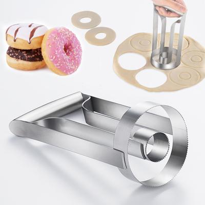 Donut-Form, nicht klebrig, Lebensmittelqualität, multifunktionale DIY-Edelstahl-Kuchen-Brot-Ausstecher-Hersteller-Form, Küchenbedarf