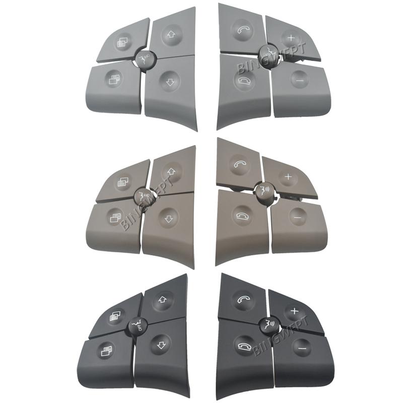 2Pcs 10 Keys Car Steering Wheel Switch Button For Benz B-Class W245 2008 2009 2010 2011 Auto Accessories
