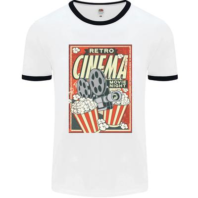 Retro Kino Filmnacht Filme & TV Herren Ringer T-Shirt