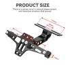 For Suzuki GS 500 SV 650 GSXR 1000 Motorcycle Accessories Motorcycle License Plate Holder Bracket LED Light