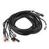 20ft Main Modular Ignition Wiring Harness Cable 176340 Fit for Johnson Evinrude OMC Outboard Motor Remote Control Box