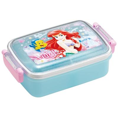 Öğle Yemeği Kutusu 1 Katlı 450ml Kabarık Kubbe Şekli Antibakteriyel Çocuk Öğle Yemeği Japonya'da Üretilmiştir Disney Ariel 24 RBF3ANAG Çocuk