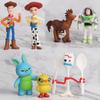 Toy Story 4 Woody Lightyear Rex Alien Bear 7 Pcs Action Figure Cake Topper Toys Vibrant And Detailed Pvc Collectibles