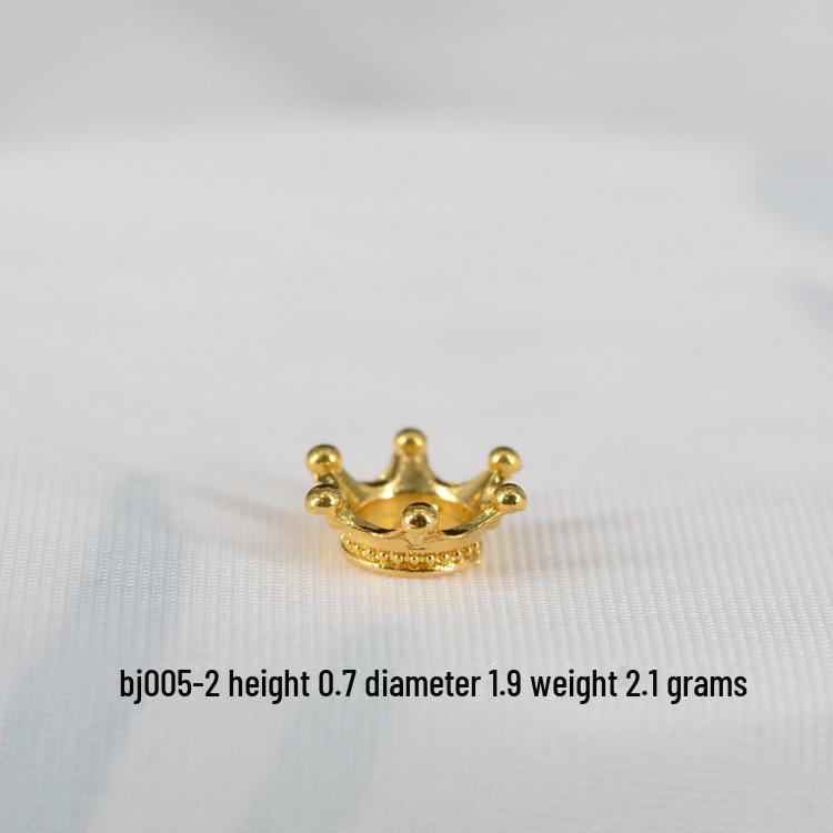 Crystal Ball Mini Base with Metal Violent Bear Crown: Handmade Accessories & Crafts for Gifts and Decoration.