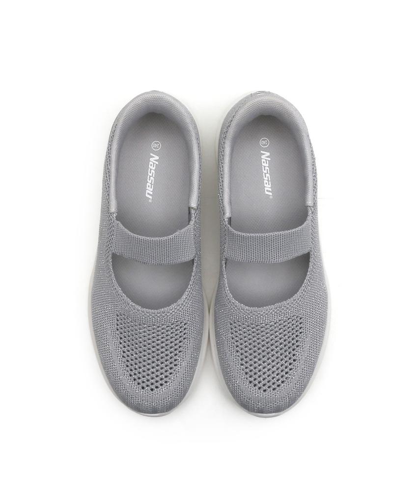 Nassau Baroin Band Mary Jane (Grey)