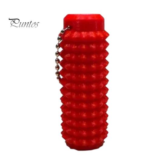 

Брелок-стимулятор Spiky Grippie, карманный мини-успокаивающий брелок-фиджет, брелок-массажер с шипами для снятия стресса и снижения тревожности красный