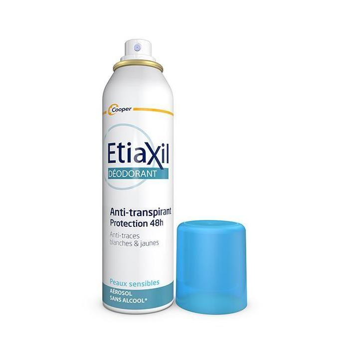 Déodorant - Etiaxil - Anti-Transpirant - Protection 48h - Aérosol 150ml - Sans alcool