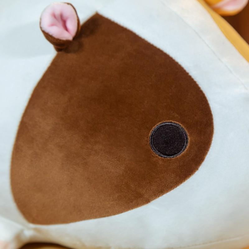 Non-Toxic Soft Lying Hamster Plush Stuffed Soft Animal Seal Pillow Cushion Toys Birthday Gift