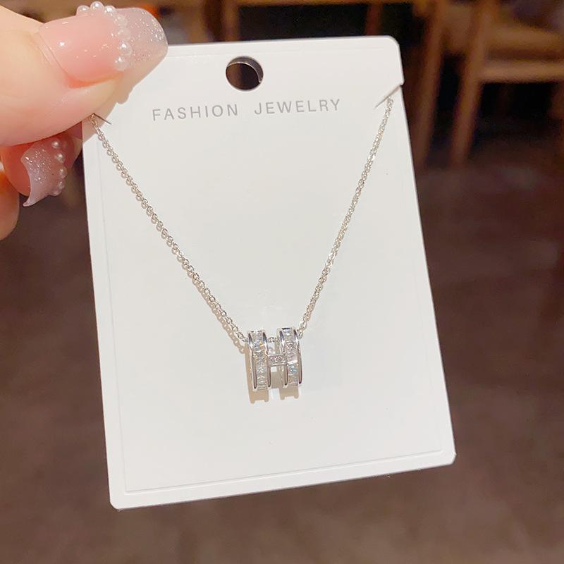 Fashionable Light Luxury Niche Versatile H-letter Necklace