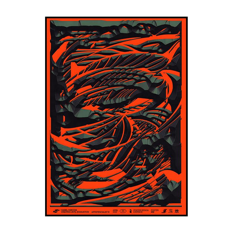 Vintage Abstract Classic Canvas Poster Retro Extreme Art Canvas Painting Print Wall Art Picture for Living Room Home Decoration