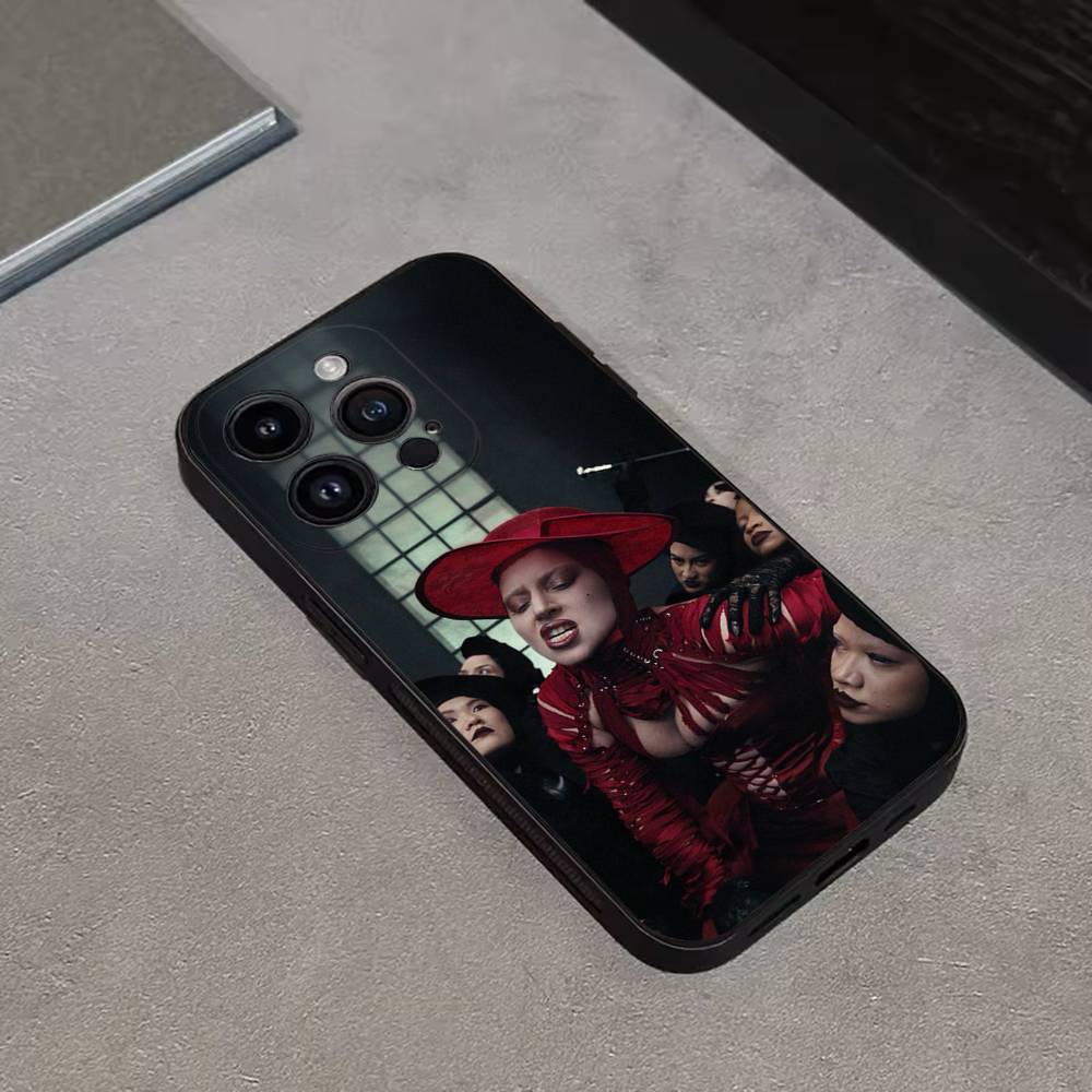L-LADY GAGA MAYHEM Phone Case Silicone Black Soft For iPhone 17,16,15,14,13,12,11,Pro,Max,Plus,E,SE4,Air,Mini