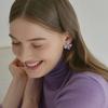 Pansy Flower Colorful Stud Earrings