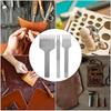 3 stk europeisk stil 2+5+9 stifter Lær stanseverktøy DIY Leathercraft Prikkemeisel (3 mm)