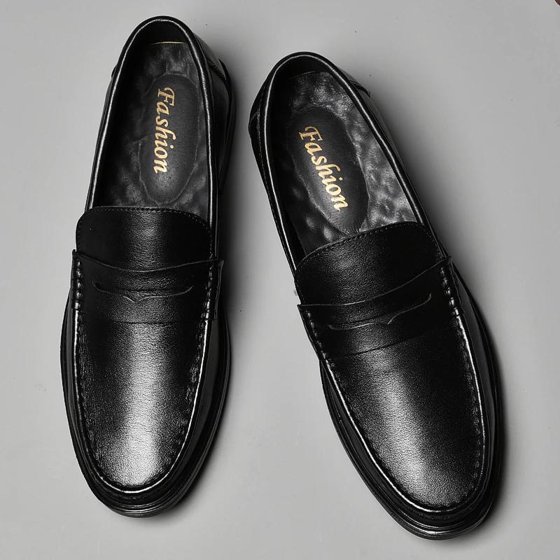 Fashion Genuine Leather Loafers Men Mocassins Cow Leather Casual Shoes Slip-On Driving Walking Hollow Out Luxury Italian Shoes For Men