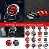 Real Carbon Fiber One-Button Start Ignition Sticker for BMW, Mercedes-Benz, VW, Toyota, Nissan, Honda, Suzuki