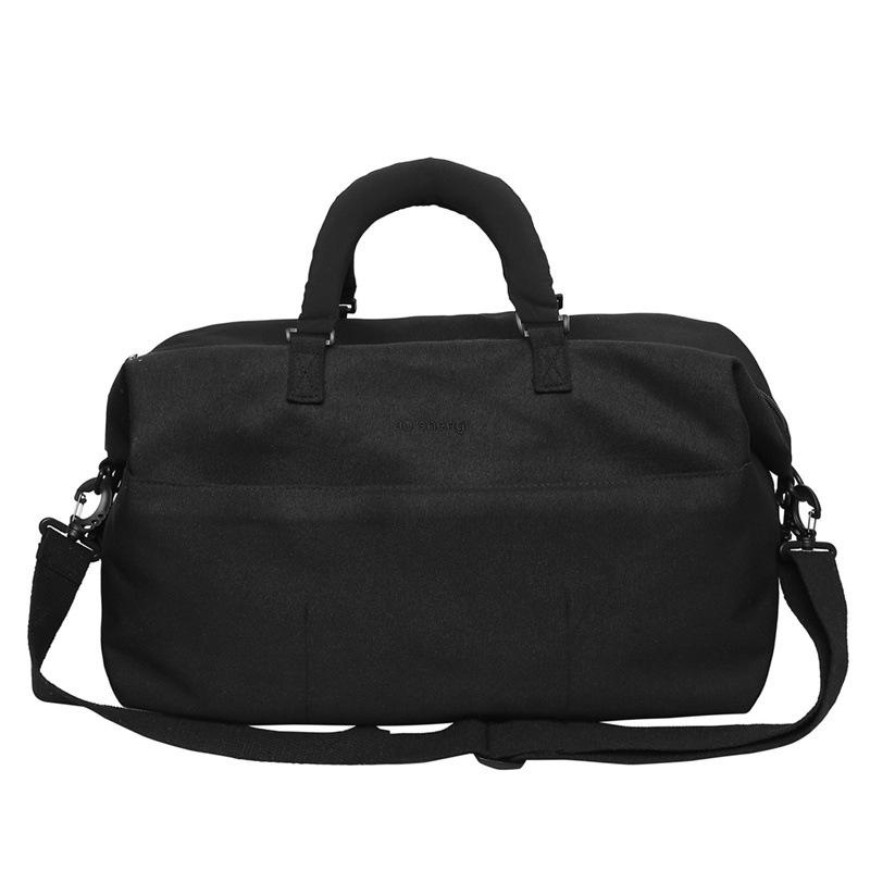 

Large Capacity Lightweight Travel and Gym Bag with Crossbody Strap, Personalizable for Short Business Trips чорний