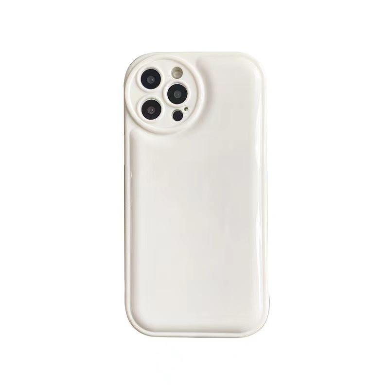 Applicable to Apple 15iPhone14Pro airbag protection 11 bubble anti-drop 13 mobile phone case 12 solid color TPU
