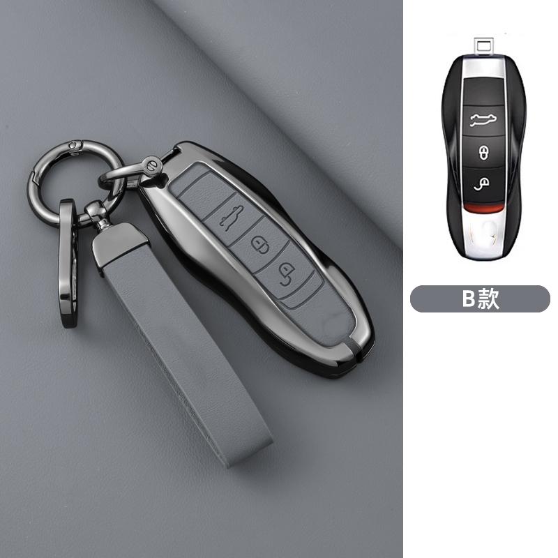 Zinc Alloy Car Key Fob Housing Key Fob For Porsche 911 970 981 991 Panamera Spyder Carrera Macan Cayman Cayenne Car Key Fob