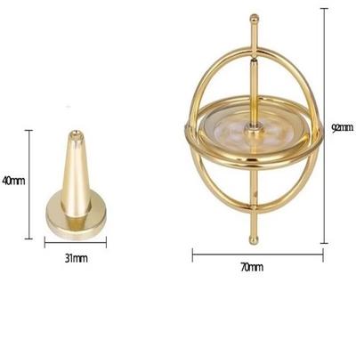 Angular Dynamic Balance Fingertip Gyroscope Stress Relief Toys Creative Metal Anti Gravity Gyroscope Physics Experiment