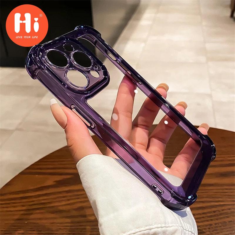 

Прозрачный силиконовый противоударный чехол для телефона iPhone 14 13 12 11 Pro Max XS Max X XR, прозрачный жесткий противоударный чехол-бампер