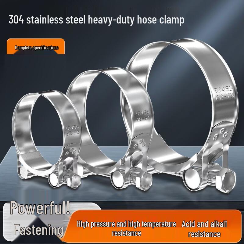 Lijiuho 304 Stainless Steel Heavy-Duty Clamp