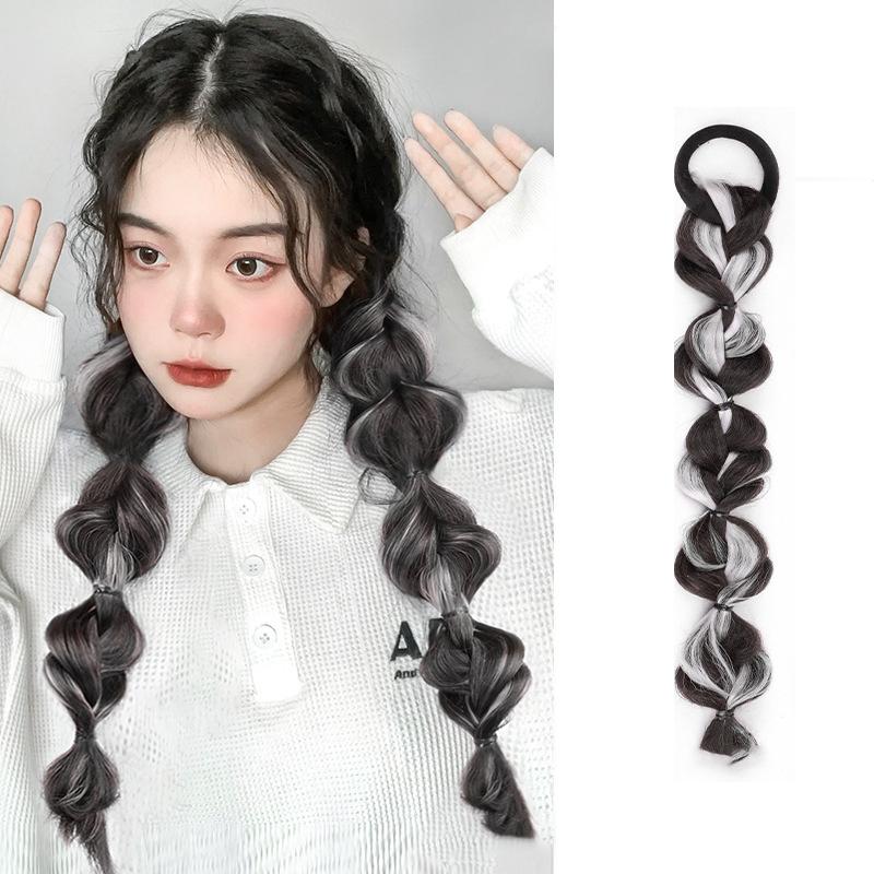 

Парики-хвосты Корейский стиль Цветная коса Парик Женские аксессуары для волос