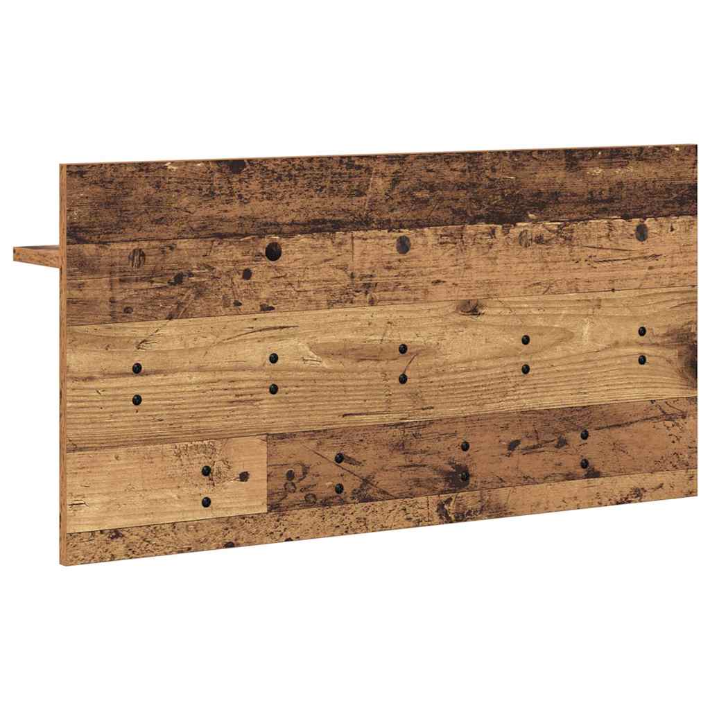 Wall Mounted Nightstand Reclaimed Wood Look 80 x 40 x 12 cm Engineered Wood