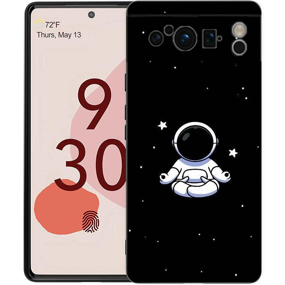 For Google Pixel 10 Pro Phone Case Pixel 9 Pro XL TPU Case Pixel 8 Pro 9A 8A 7A 7 6A 6 Pro Soft Cover Lovely Astronaut