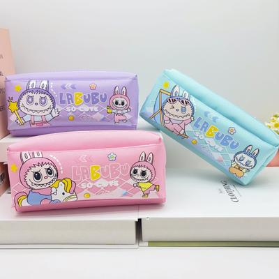 Pencil Bag for Primary School Students Cartoon Large-capacity Pencil Bag High-value Style Stationery Bag