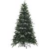 Snowy Christmas Tree with 850 Branches and Sectional Design, in Plastic and Steel, Ø110x180 cm, Green