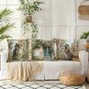 Enchanting Animal - Garden Pillow CoversLiving Room Sofa Cushion Cover, Soft and Comfortable, Bedroom Room Decoration