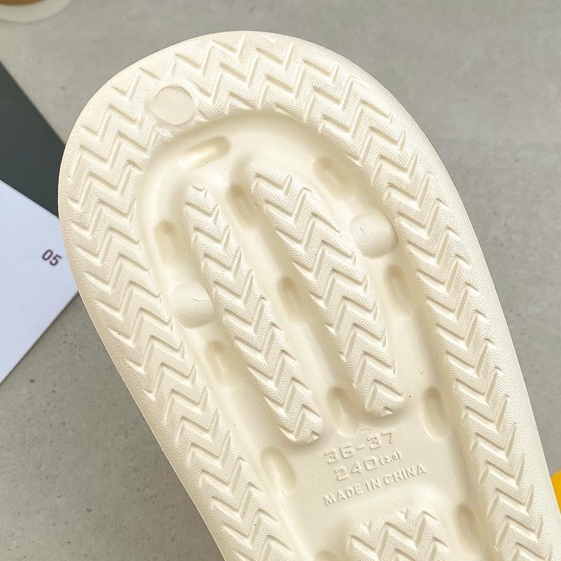 Flip-flops Women Wear Slippers In Summer Men's Thick-soled Non-slip Couples Soft-soled Feet On the Beach