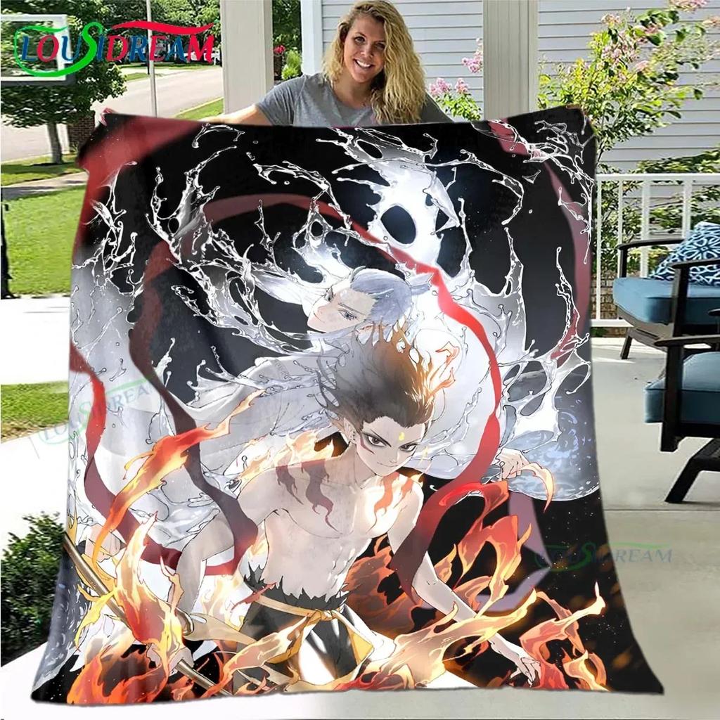 Famous Film Role Nezha Printed Soft Blanket Living Room Bedroom Sofa Bed Blanket Gift Portable Picnic Blanket Luxury Gift