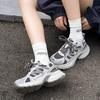 2025 summer new mesh breathable platform dad shoes women's versatile casual fashion lightweight niche sports shoes ins