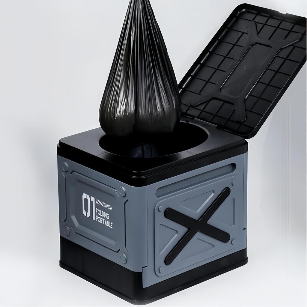 Toaletă de exterior Camping Toaletă portabilă Călătorie Confort Toaletă pliabilă Toaletă de exterior pentru adulți, copii și vârstnici