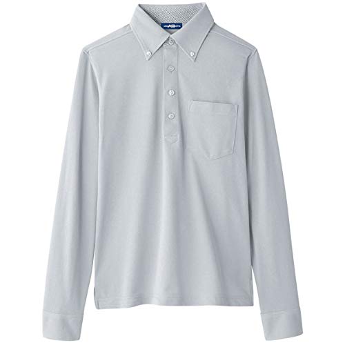 

[CO-COS] A-278 Multi 7 Biz Polo Shirt, Long Sleeve, Silver, LL