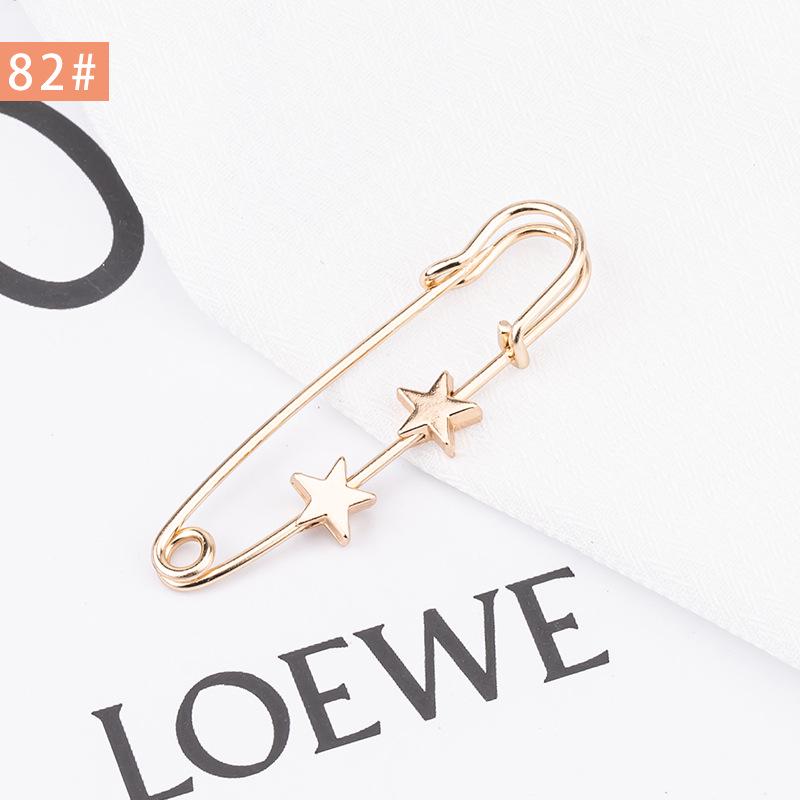 Pearl Anti-Exposure Brooch: Women's Waist-Cinching Pin & Clothing Decoration