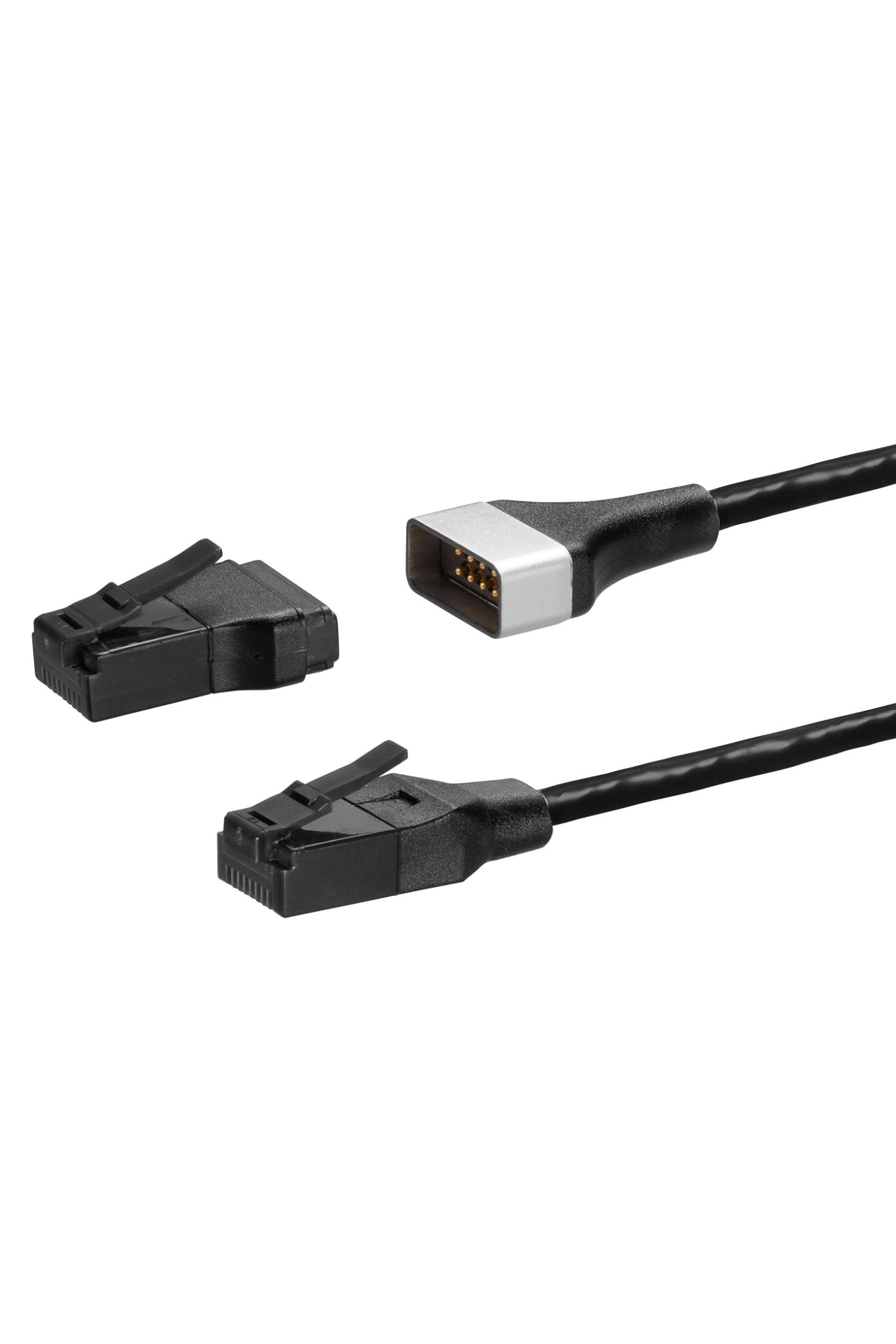 

Sanwa Supply LAN Cable, CAT6A, 10m, Breakaway, Detachable, Magnetic, Anti-Tip, Anti-Break, Slim, Black, KB-SL6ABA-10BK