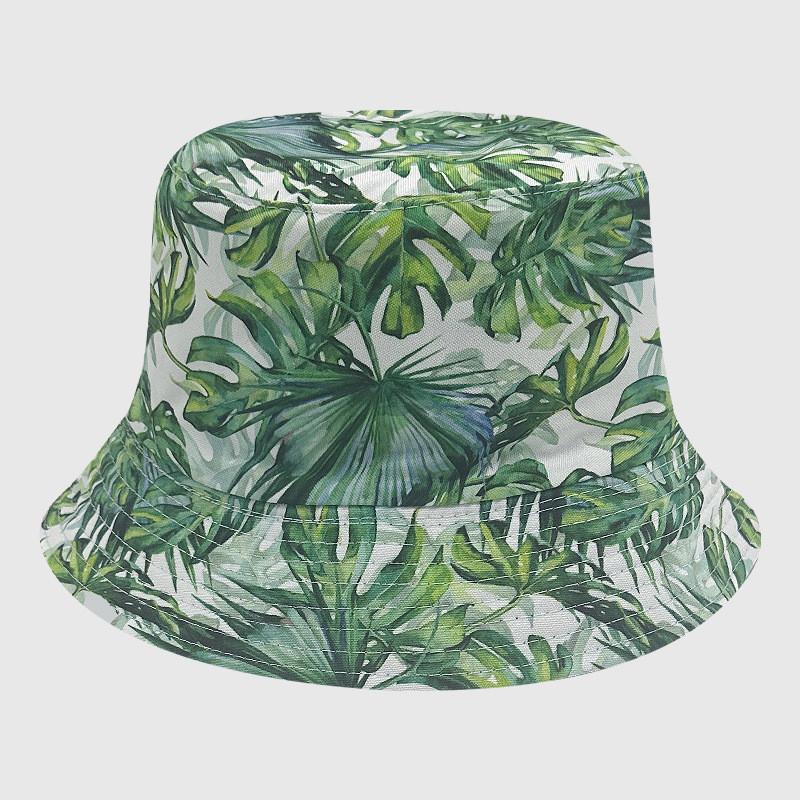 Dye Fisherman Tie Hat Uv Protection Assorted Colors Print Butterfly Cat Cap Leaf