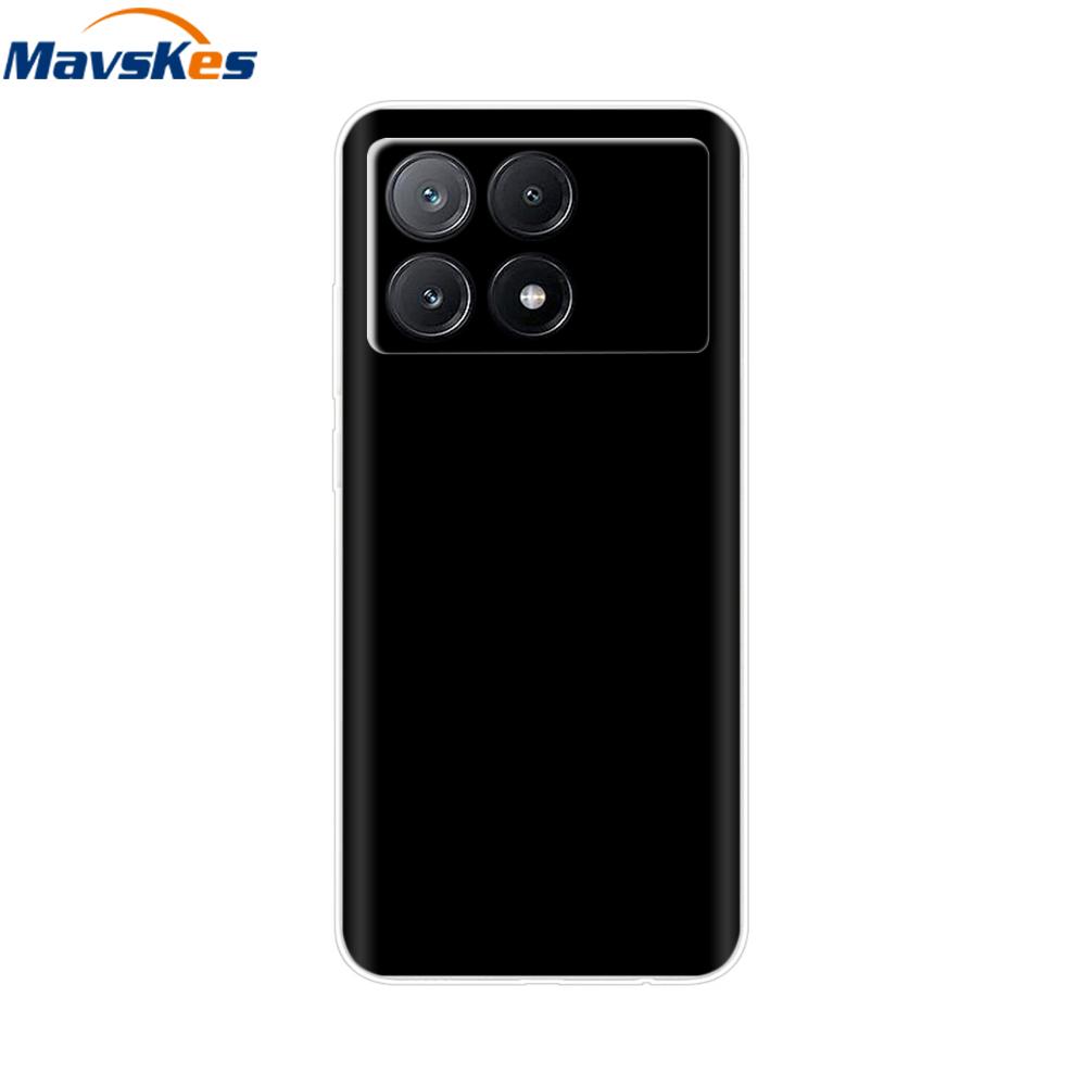

Poco X6 Pro Case Soft Clear Silicone Phone Case For Xiaomi Pocox6 Poco X6 X 6 Pro X6Pro 5G Shockproof Shell Mask Bag Back Cover Poco X6 5G
