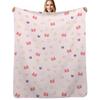 Moon Bunny Throw Blanket Soft Cozy Blanket for Pet Kids Adults