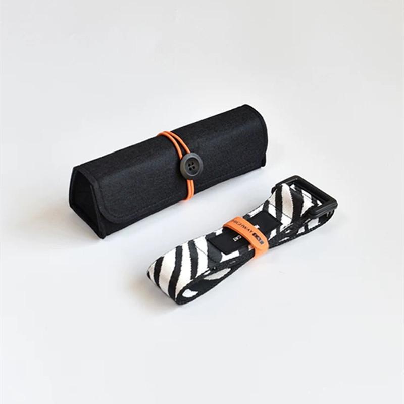 

Zebra-stripe Punk Hip Hop Canvas Belt Men Women Multifunction Metal Buckle Adjustable Techwear Waist Belt Boxed Gift For Man