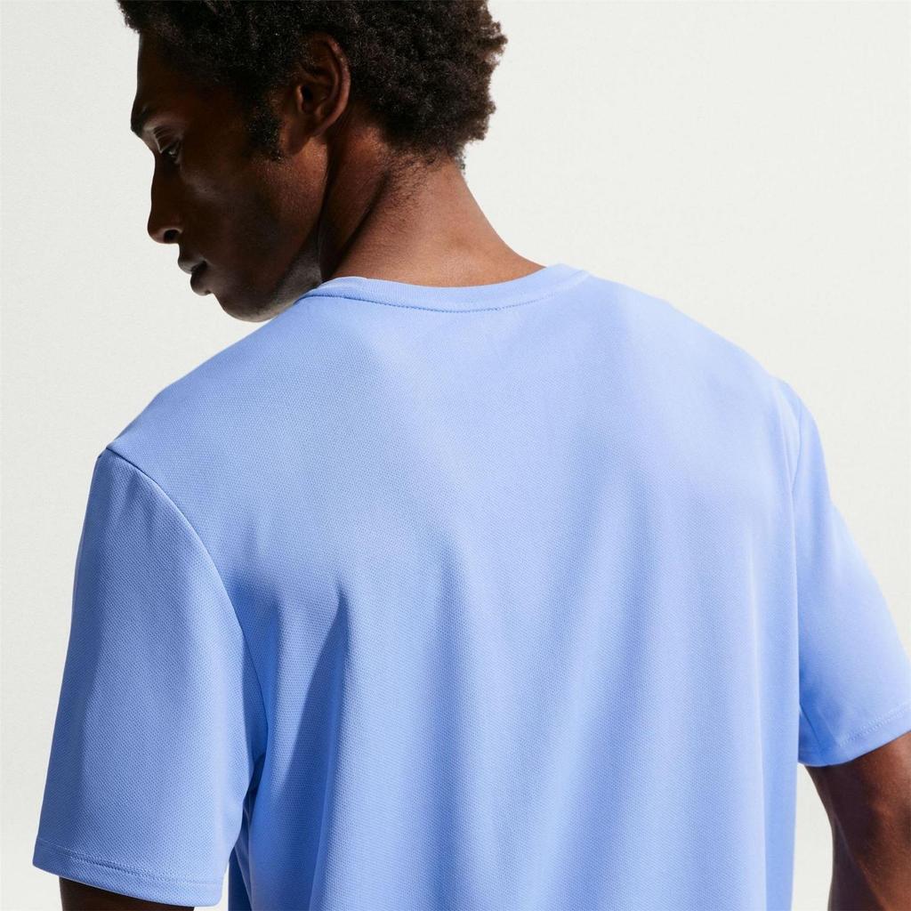Nike Mens Miler Swoosh Reflective Detail T-Shirt