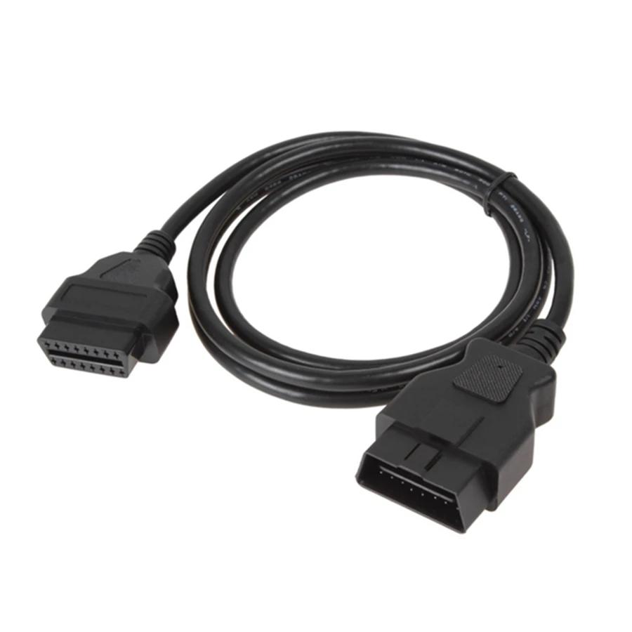 High Quality Male To Female Connector 16PIN OBD OBD2 Car Diagnostic For ELM327 OBDII 16PIN Cable 1.5M 150CM 30CM Extension